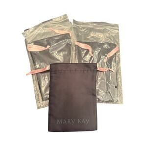 NEW Mary Kay Black and Pink Drawstring Gift Bags Favor Makeup Bags Cosmetic